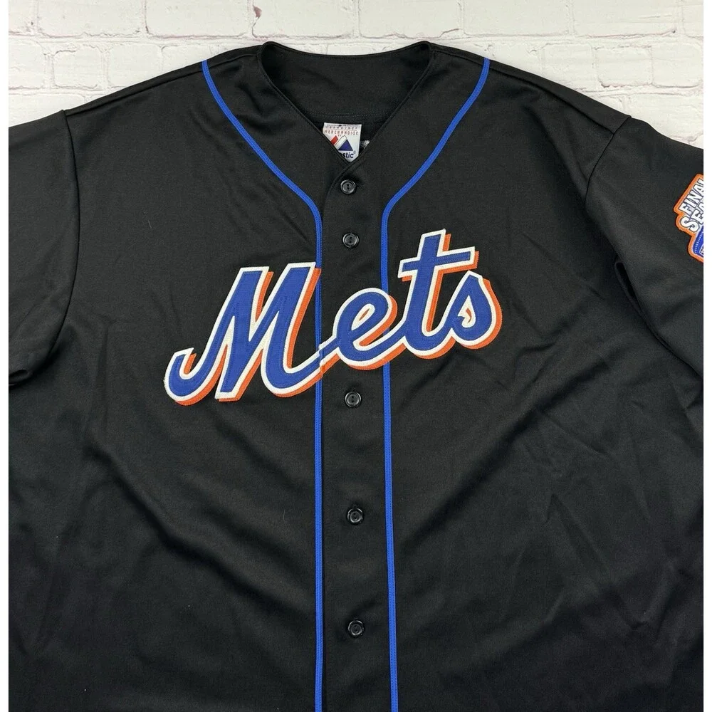 Jose Reyes #7 New York Mets Majestic Alternate 2008 Final Season Shea Jersey XXL